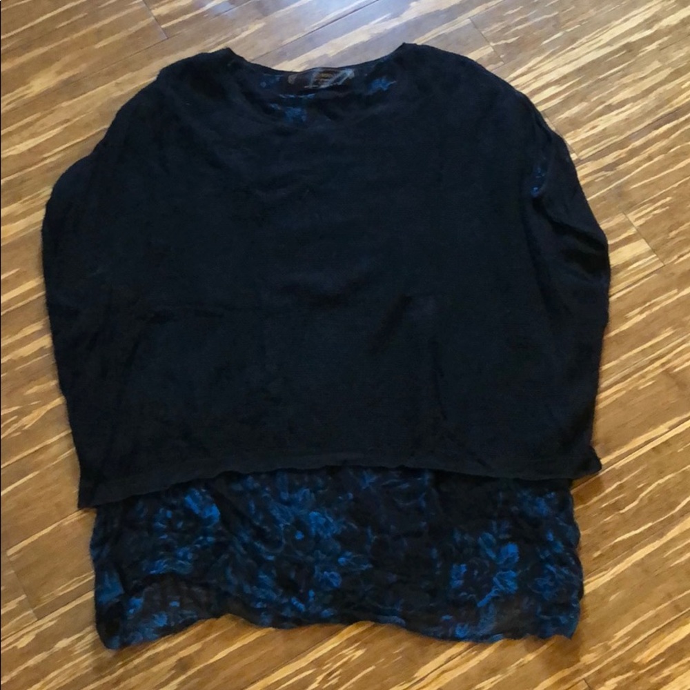 Free people dolman sleeve lined flowy sweater